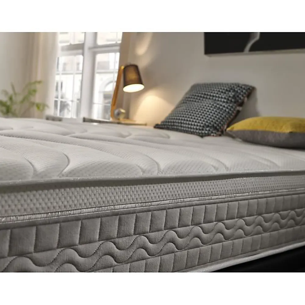 Matelas 150x200 cm Mémoire de forme Luxury Elite Silver H21 epaisseur 21 cm +/-2 Fermeté moyenne-élevée.>Eccox Online