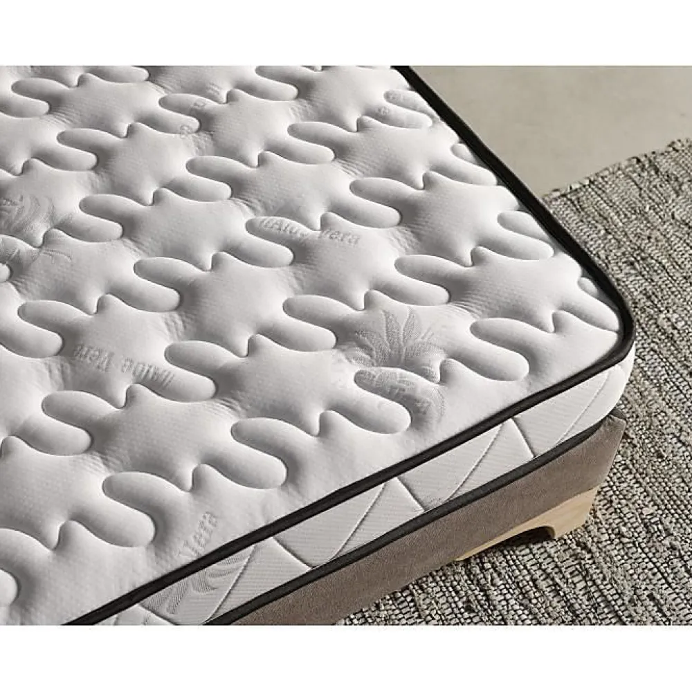 Matelas 80x190 cm Mémoire de forme Luxury Aloe Vera epaisseur 16 cm +/- 2 avec fonction antimicrobienne de traitement ALOE VERA. E>Eccox Outlet