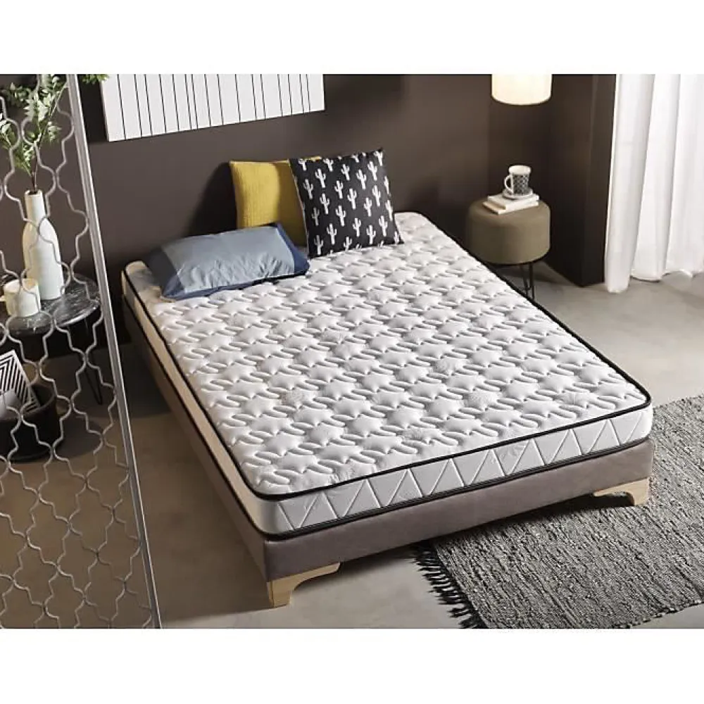 Matelas 140x190 cm Mémoire de forme Luxury Aloe Vera epaisseur 16 cm +/- 2 avec fonction antimicrobienne de traitement ALOE VERA.>Eccox Sale