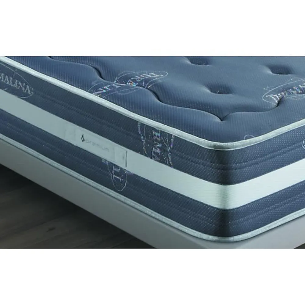 Matelas 180x200 cm Mémoire de forme Tourmaline Gris epaisseur 25 cm +/- 2 Haute Fermeté.>Eccox Outlet