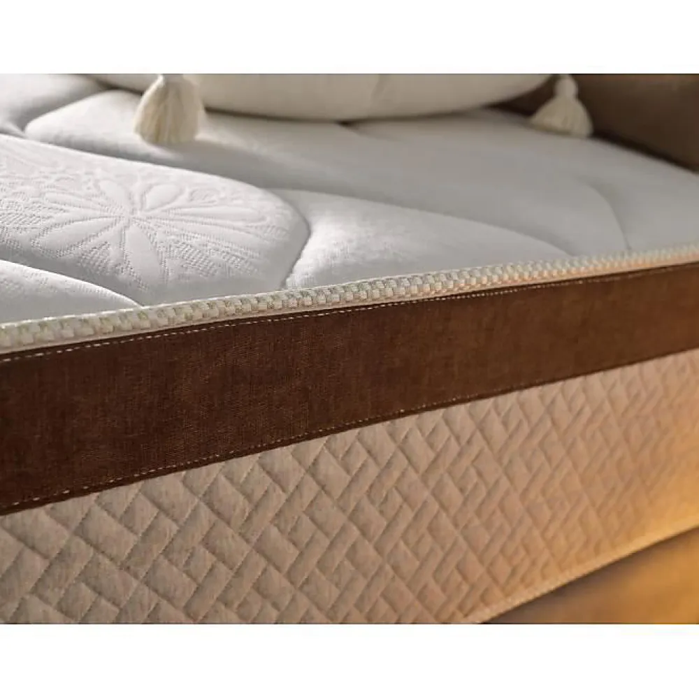 Eccox Matelas 150x190 cm Mémoire de forme epaisseur 25 cm +/-2 BIO CONFORT.* Matelas