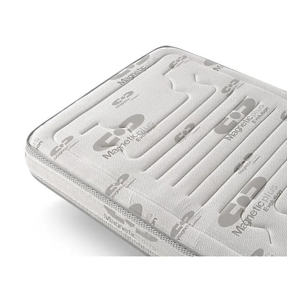 Eccox Matelas 160x190 cm Mémoire de forme élastique Magnetic Evolution epaisseur 27 cm +/- 2 Fermeté Moyenne-Haute.* Matelas