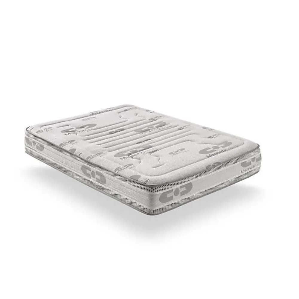 Eccox Matelas 160x190 cm Mémoire de forme élastique Magnetic Evolution epaisseur 27 cm +/- 2 Fermeté Moyenne-Haute.* Matelas