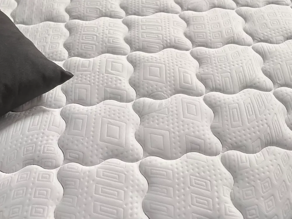 Simpur Low Cost Matelas 120x190 cm Natur Plus, mousse multizone, 30 cm, tissu stretch, 7 zones de confort, morphologique et excellente aération* Matelas