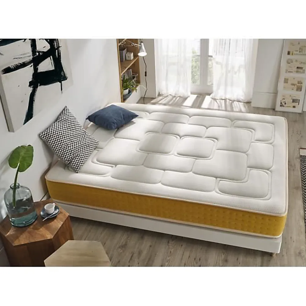 Matelas 80x200 cm Ressorts Ensachés Elite Gold epaisseur 30 cm +/- 2 Rembourré en Mémoire de forme + Supersoft 5 cm Mi-Ferme. ECCO>Eccox Clearance