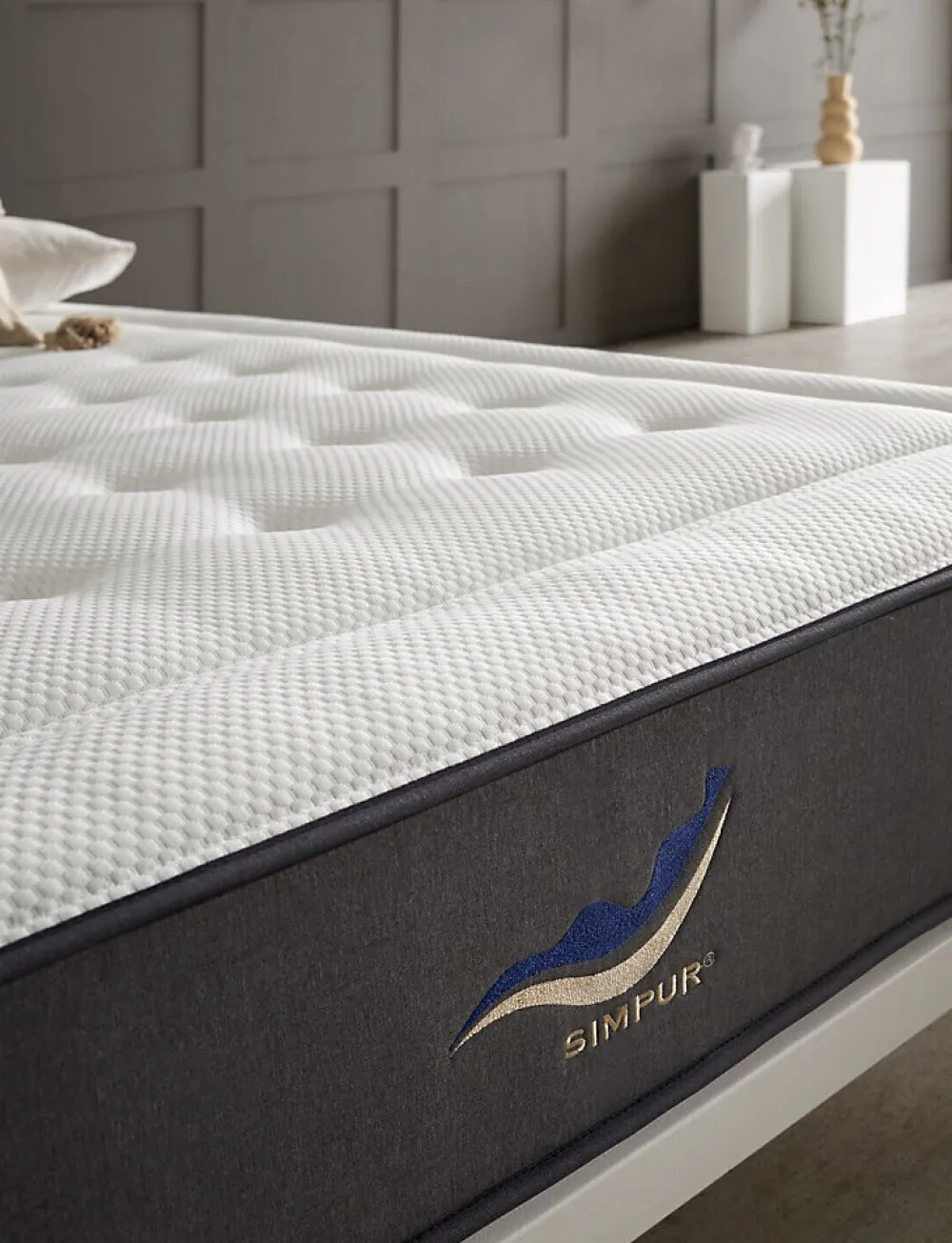 Matelas 200x200 cm Simpur Sport, mousse HR multizone haute densité, 30 cm, soutien semi-ferme, confort et maintien optimal>Simpur Low Cost