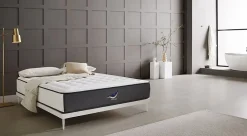 Simpur Low Cost Matelas 140x190 cm Simpur Sport, mousse HR multizone haute densité, 30 cm, soutien semi-ferme, confort et maintien optimal* Matelas