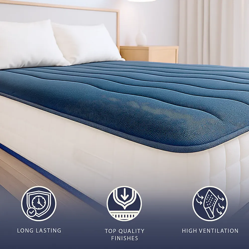 The White Stone Matelas 140x190 cm Waterfoam H20 cm Ferme Moyenne Médical Antiallergique Made in Italy* Matelas
