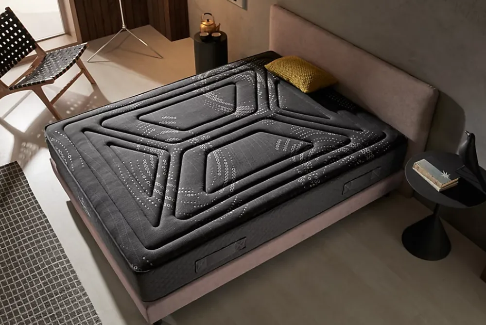Simpur Low Cost Matelas 160x200 dame nuit soutien ferme évolutif ressorts ensachés deep spring & confort multizone hr - 25cm d'epaisseur* Matelas