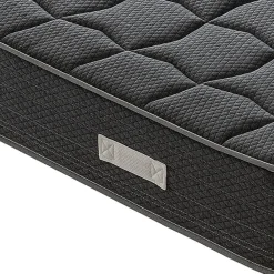 Materassiedoghe Matelas 180x200 en mousse à mémoire de forme - Epaisseur 20 cm - Orthopédique - Fabriqué en Italie - BlackMoon* Matelas