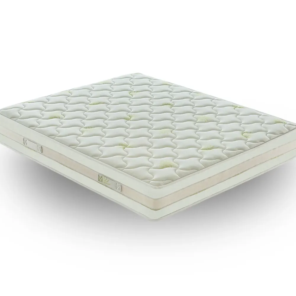 Materassiedoghe Matelas 120x190 en mousse à mémoire de forme - Epaisseur 25 cm - Mousse à mémoire de forme 5 cm - 9 zones - Housse amovible* Matelas