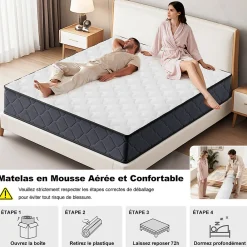Matelas 90x190 Epaisseur 22CM Haute Densité>Teeno Sale