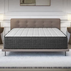Cosmos Matelas 160x200 Hybride - Mousse HR - Ressorts ensachés - 30 cm - Réversible - Couchage Indépendant - Blue Latex 7 zones - Equinox* Matelas