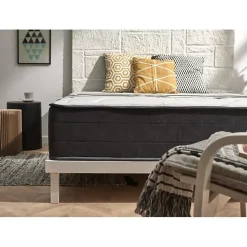Matelas 105x190 Mémoire de formeelastique Memory Graphene Hauteur 30 cm +/-2 Fermeté moyenne-haute.><noscript><img width=