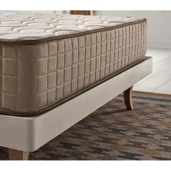 Eccox Matelas 200x200 Mémoire de forme Luxury ECO Tencel Ignifugo Fermeté moyenne-élevée 20cm +/-2.* Matelas