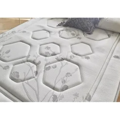 Eccox Matelas 80x190 Mémoire de forme Gel Pocket Spring Graphene Design & Comfort Hauteur 29cm + / -2 Fermeté moyenne-élevée* Matelas