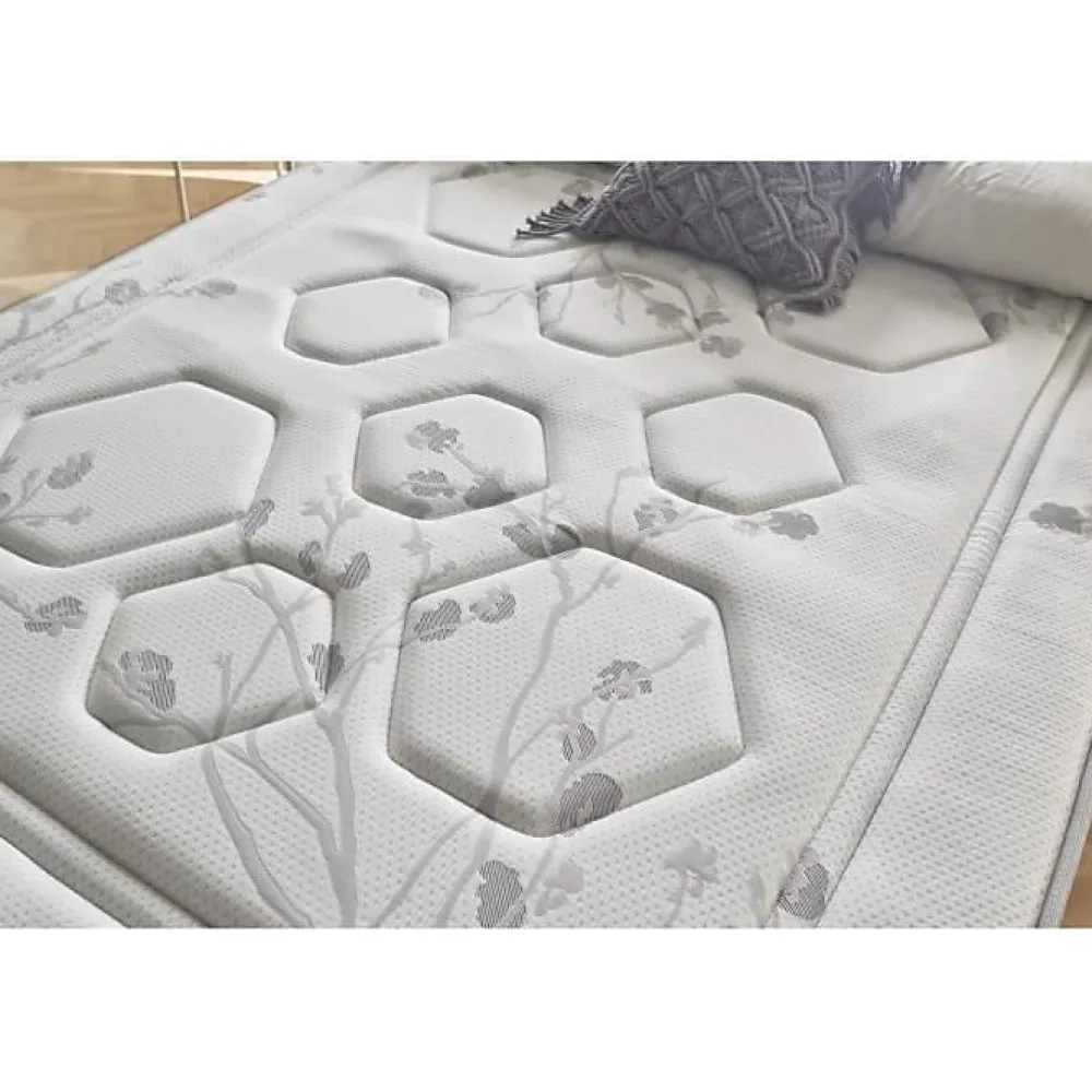 Eccox Matelas 80x190 Mémoire de forme Gel Pocket Spring Graphene Design & Comfort Hauteur 29cm + / -2 Fermeté moyenne-élevée* Matelas