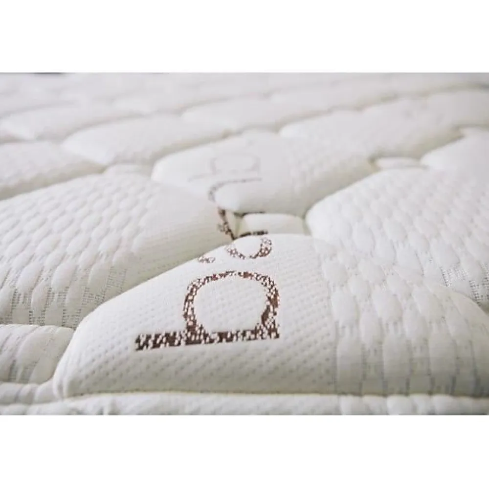 Eccox Matelas 105x190 Mémoire de forme Bambou Hauteur 24 cm +/-2 Fermeté Moyenne-Haute.* Matelas
