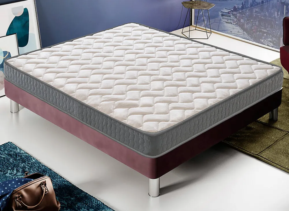 Matelas 160x200 Mousse - Epaisseur 16 cm - Elastique et indéformable - Rigidité H3 - Fabriqué en Italie - Mod Louvre>Materassiedoghe New