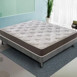 Materassiedoghe Matelas 90x200 Mousse - Epaisseur 15 cm - 9 zones de confort - Rigidité H4 - Mod Chieti* Matelas