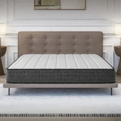 Matelas 140x200 Mousse HR - Blue Latex - 21 cm - 7 zones de confort - Réversible - Hypoallergénique - Medium - Durable - Equinox>Cosmos Outlet