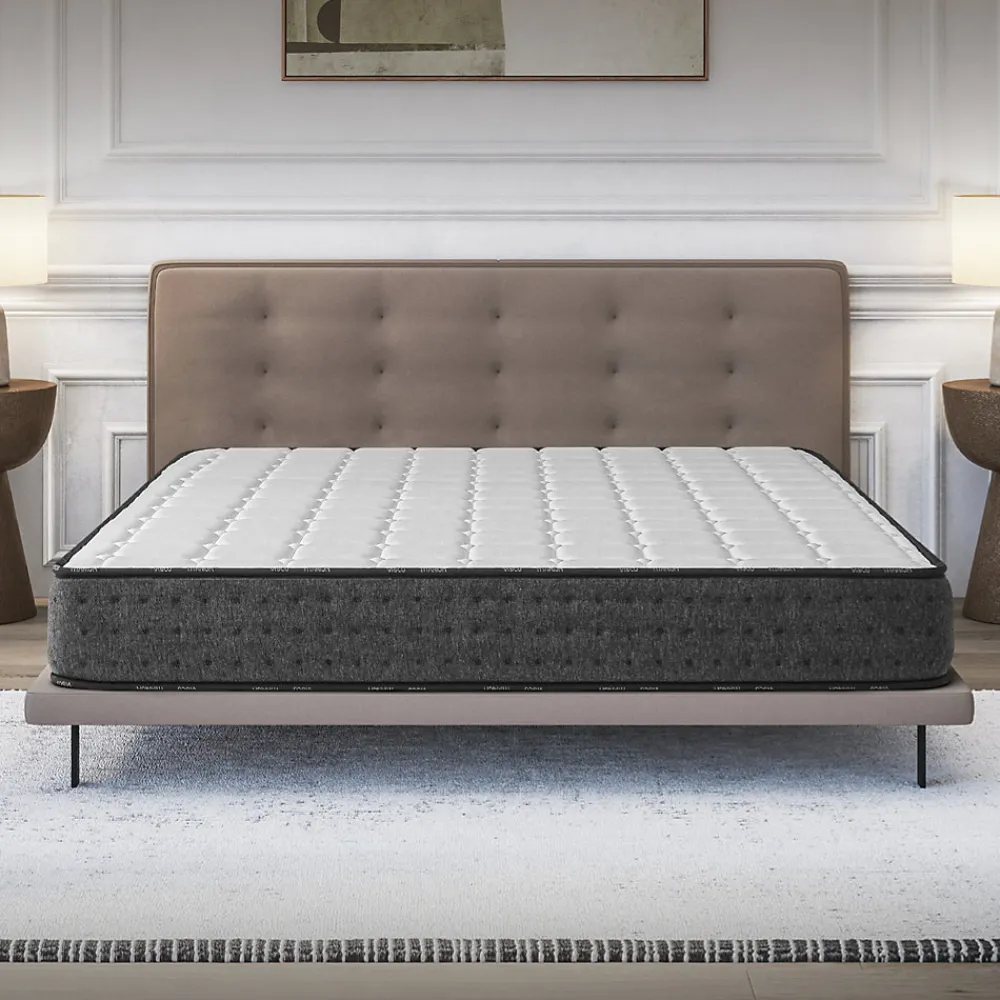 Matelas 180x200 Mousse HR - Blue Latex - 21 cm - 7 zones de confort - Réversible - Hypoallergénique - Medium - Durable - Equinox>Cosmos Discount