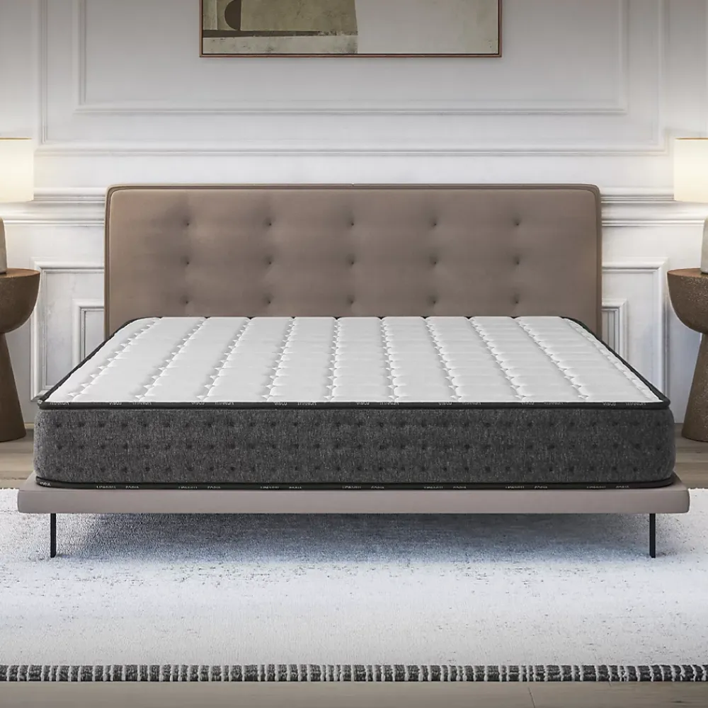 Cosmos Matelas 120x190 Mousse HR - Blue Latex - 21 cm - 7 zones de confort - Réversible - Hypoallergénique - Medium - Durable - Equinox* Matelas
