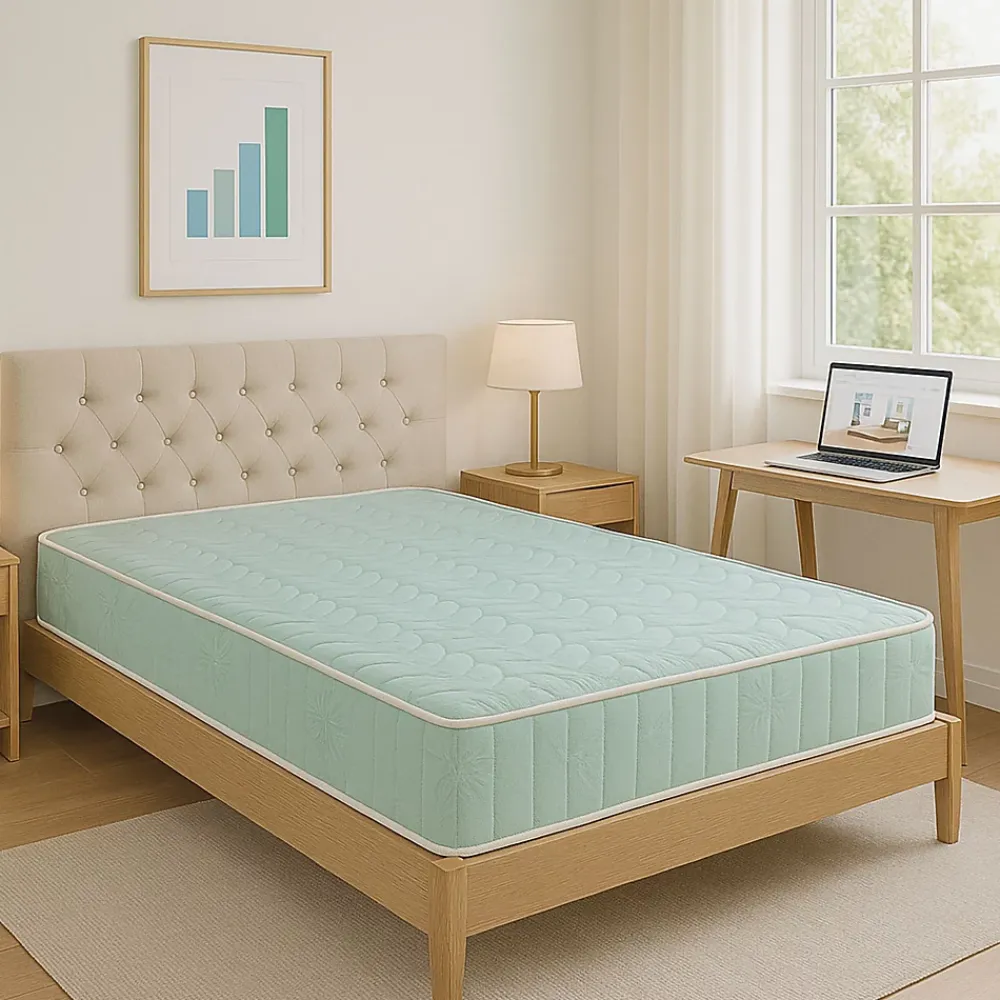 King Of Dreams Matelas 160x200 Mousse rembourrage 100 % polesther - face : 32% laine, 58% polyester, 5% nylon, 5% fibre scriliche 350 gr/m2 - Hau* Matelas