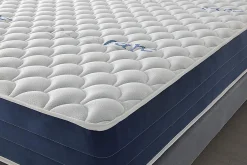 Simpur Low Cost Matelas 200x200 real confort - mousse à confort multizone visco soft épaisseur 25 cm - double face été-hiver* Matelas