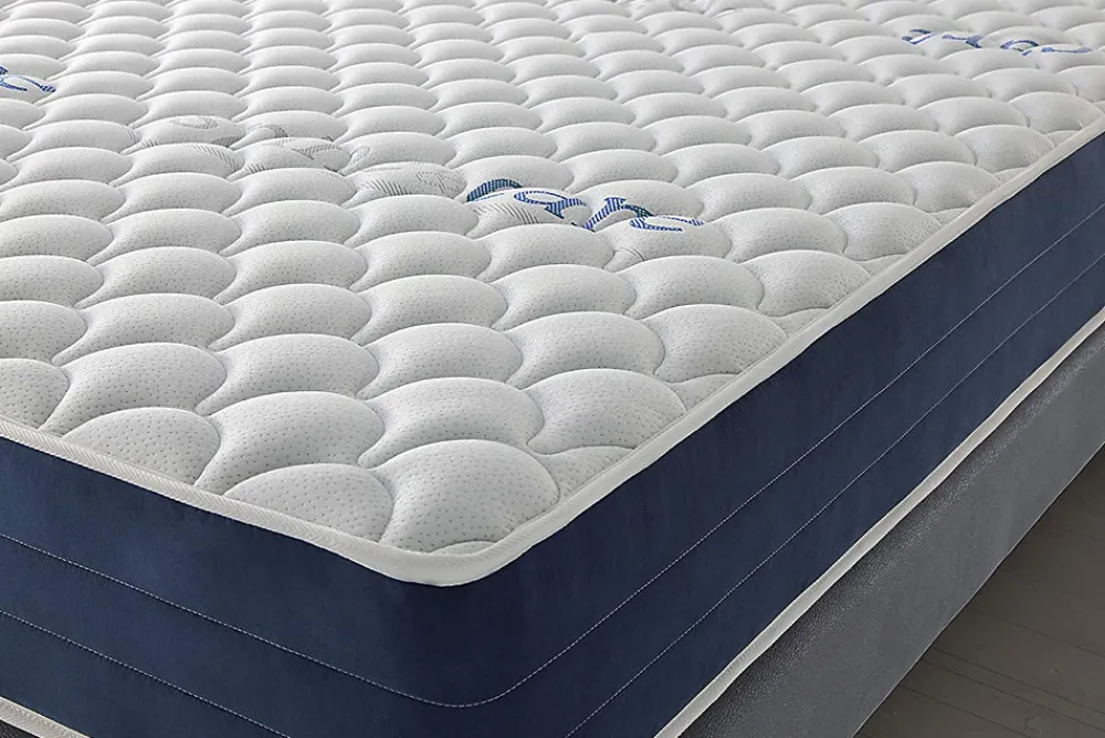 Simpur Low Cost Matelas 200x200 real confort - mousse à confort multizone visco soft épaisseur 25 cm - double face été-hiver* Matelas