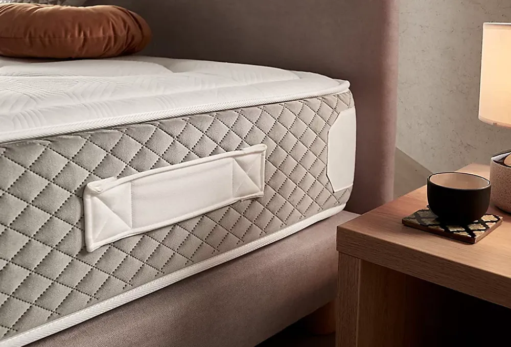 Simpur Low Cost Matelas 140x200 Royal Madeira, ressorts ensachés Healthy Spring, 25 cm, confort HR multizone, ferme et doux, anti-vibrations* Matelas