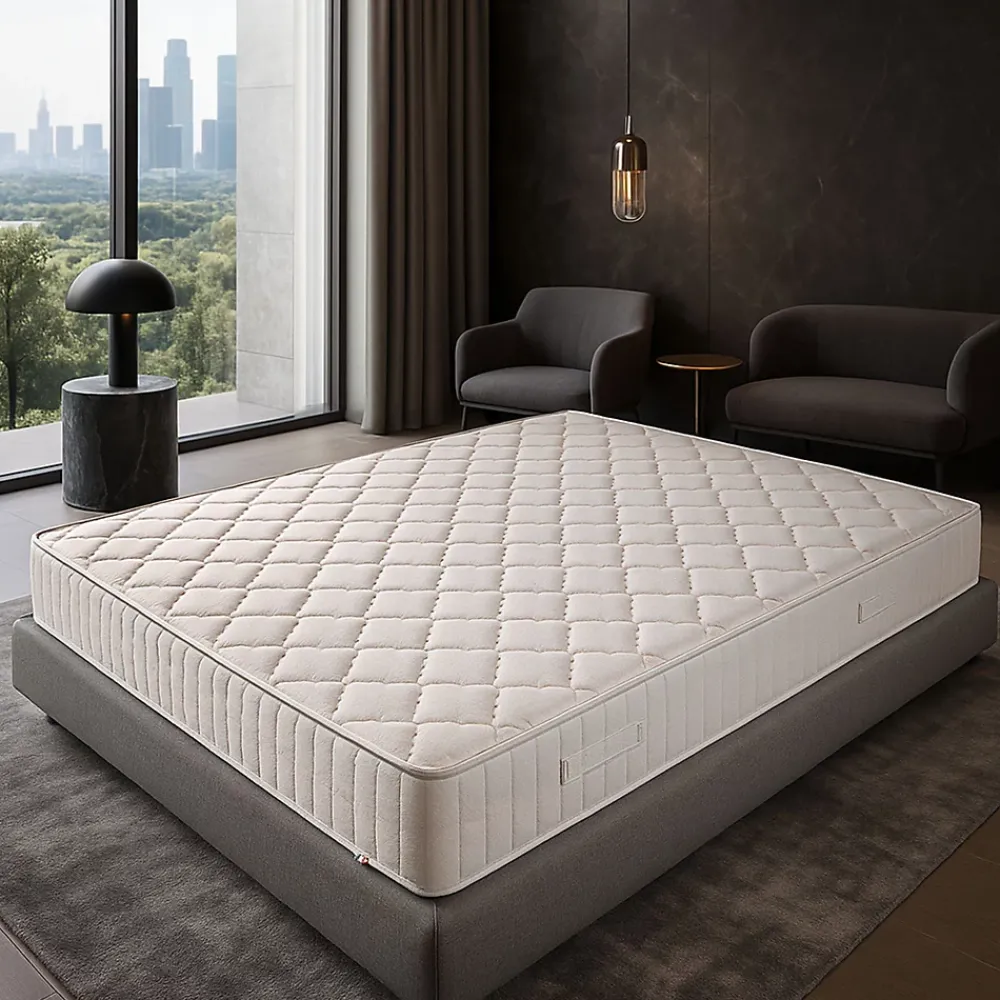 King Of Dreams Matelas 120x190 Tissu Ignifugé Hauteur 25 cm au Confort Très Ferme - Mousse Extrèmement Durable - Anti feu 120 190* Matelas