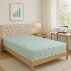 King Of Dreams Matelas 200x200 x 18 cm - une Face Soutien Souple et une Face Soutien Ferme - reference Tabatha - Tissu a Indéformable - Très Resp* Matelas