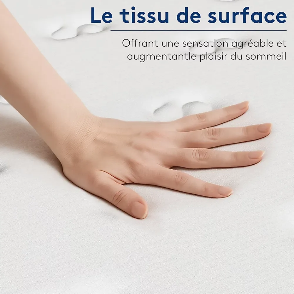 Teeno Matelas 160x200,Mousse 30 cm et ,réversible à Deux Faces entièrement utilisables* Matelas