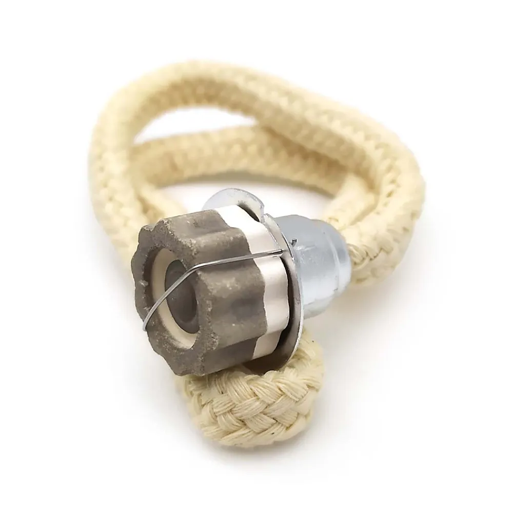 Mamamanuela Mèche de rechange pour grande lampe catalytique 200ml - Compatible toutes marques. Tête en céramique et cordon 100% coton* Désodorisant Et Parfum D'Ambiance