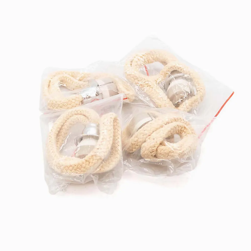 Mèche rechange pour petite lampe catalytique de 100 ml. Compatible avec toutes les marques. Tête en céramique et cordon 100% coton>Mamamanuela