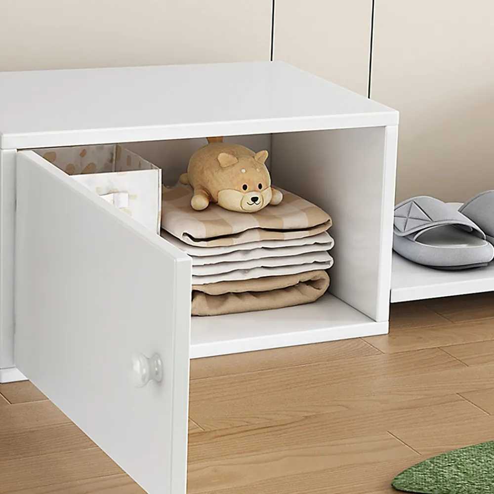 Meuble à chaussures 189x40x34,5 cm, multifonction, utilisable avec lit superposé, blanc>Fortuna lai Hot