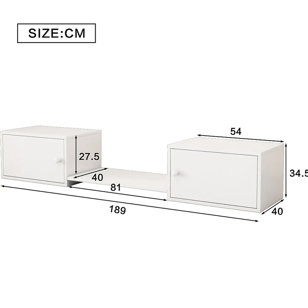 Meuble à chaussures 189x40x34,5 cm, multifonction, utilisable avec lit superposé, blanc>Fortuna lai Hot