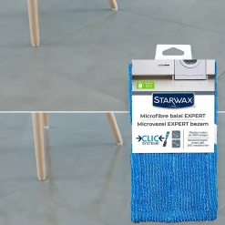 Starwax Microfibre pour balai Clic Système L.24 x l.12 cm* Serpillère