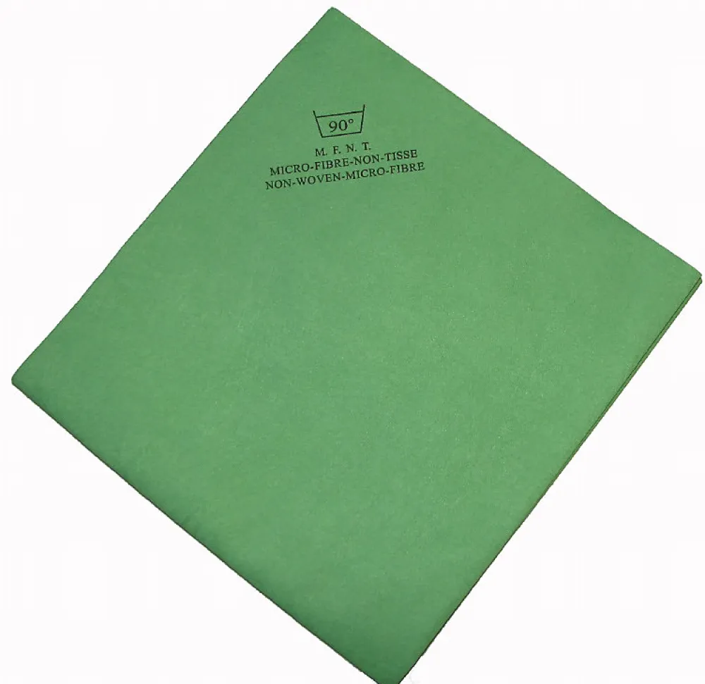Microfibre vert 40x38cm 130gr lot de 50x5 - De Witte> Online