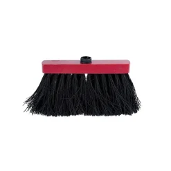 MSV Mini balai noir et rouge à fibres souples en palmier* Balai Et Tête De Balai