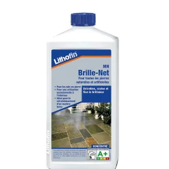 Lithofin MN Brille-Net - Vitrificateur pour l'entretien du brillant des surfaces en pierre - - 1 L* Nettoyant Et Entretien Pour Sol