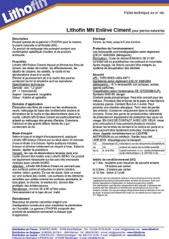 Lithofin MN Enlève Ciment - Enlève ciment pour pierres naturelles - - 5 L* Nettoyant Et Entretien Pour Sol