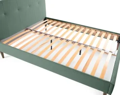 Best Mobilier Monet - lit - 160x200 - sommier inclus - en tissu -* Lit Double