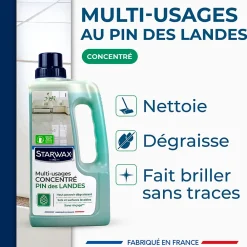 Starwax Nettoyant assainissant multi-usages senteur pin des landes 1L* Nettoyant Et Entretien Pour Sol