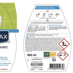 Starwax Nettoyant dégraissant javel 500 ml* Nettoyant Pour Cuisine