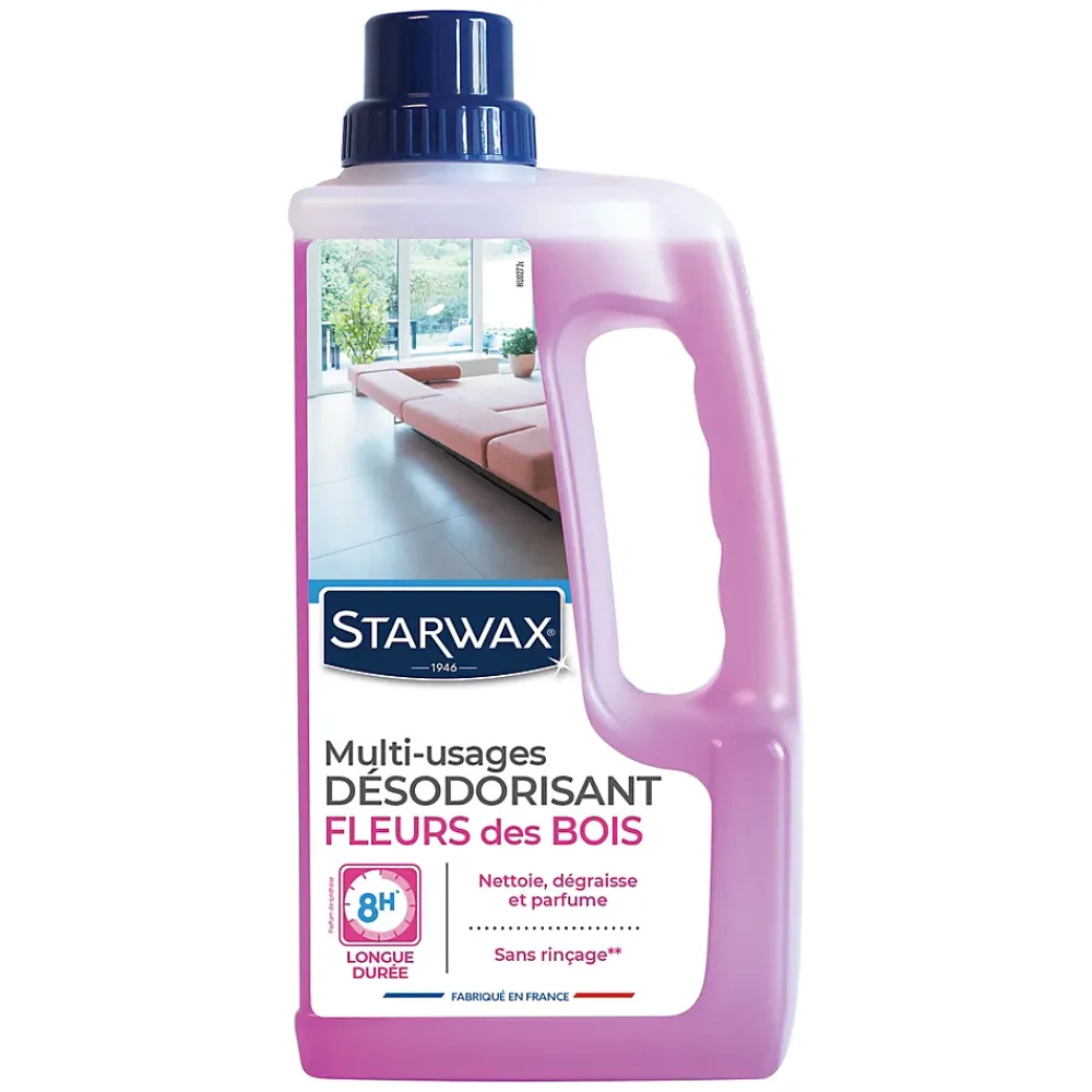 Starwax Nettoyant désodorisant multi-usages senteur fleur des bois 1L* Nettoyant Et Entretien Pour Sol