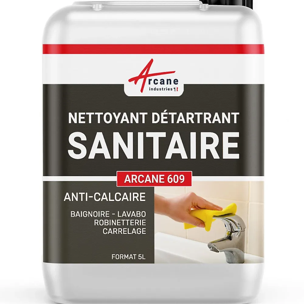 Arcane Industries NETTOYANT DÉTARTRANT SANITAIRES MULTI USAGE - 5 L -* Nettoyant Pour Salle De Bains