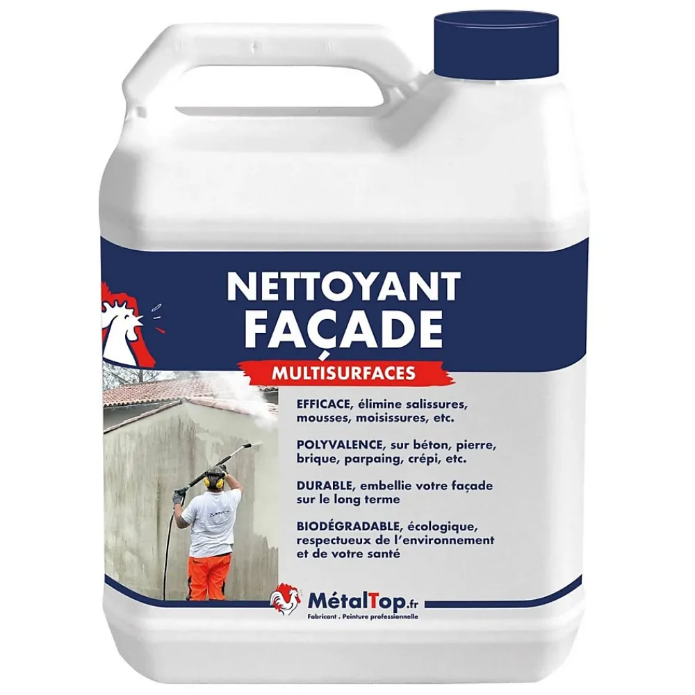 Metaltop Nettoyant Facade - 20 L - Métaltop* Produit Multi-Usages