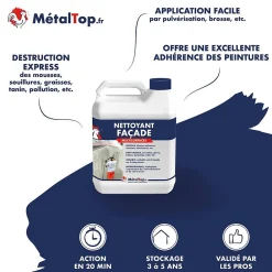 Nettoyant Facade - 5 L - Métaltop><noscript><img width=